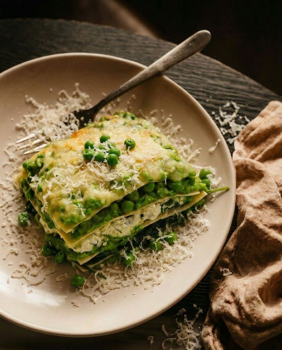 Pasta on a dark Nordic table with linen napkin